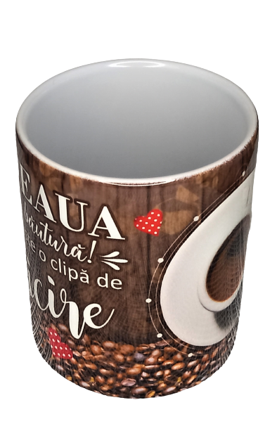 Cana Personalizata - Cafeaua .... o clipa de fericire
